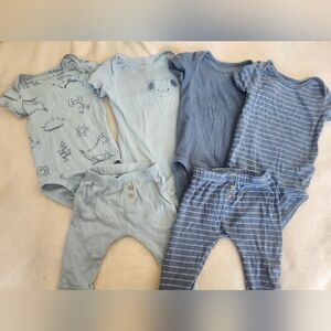 Carter's Blue and Gray Kids Matching Set